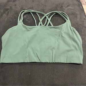 Athleta Green Strappy Sports Bra